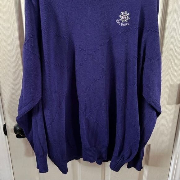 Titleist Collection Made in Scotland Purple Vintage Sweater Sz Large - Picture 4 of 13